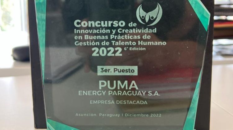 Paraguay. Puma Energy fue premiada por innovación y creatividad de gestión del talento humano