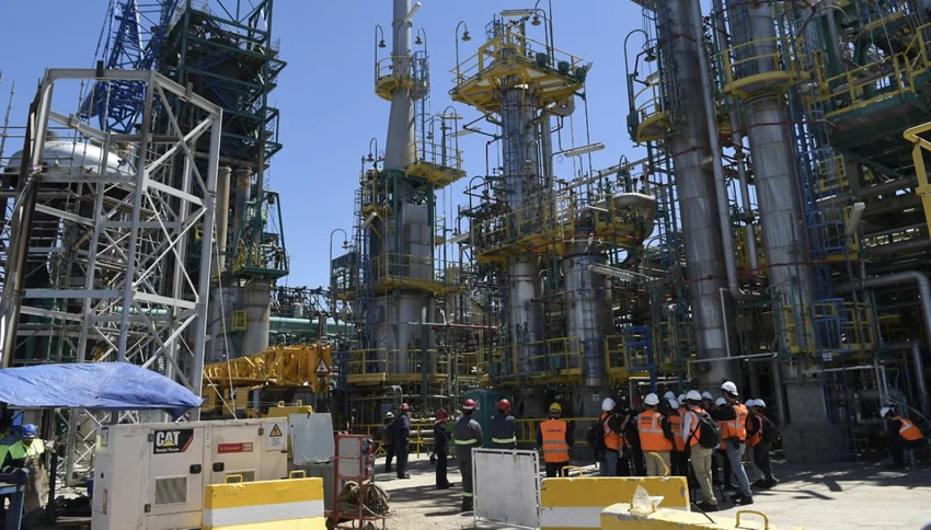 Refinería La Teja Reactivación