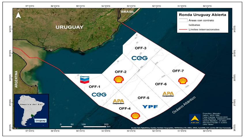 Uruguay.  Organizaciones sociales buscan frenar la prospección sísmica mientras ANCAP avanza con siete contratos offshore