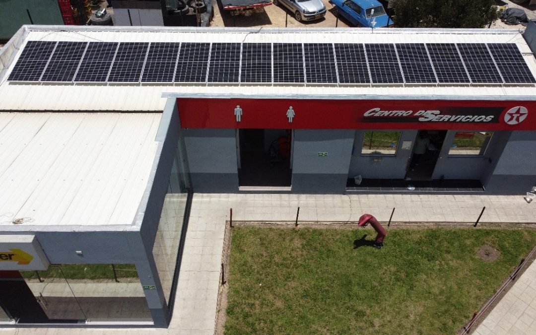 Colombia.  La inversión en energía solar se paga sola y eleva la rentabilidad de las Estaciones de Servicio