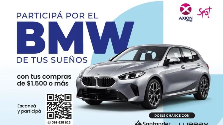 Uruguay.  AXION energy lanzó una promoción que sortea un BMW y pone el foco en tiendas y experiencia del cliente